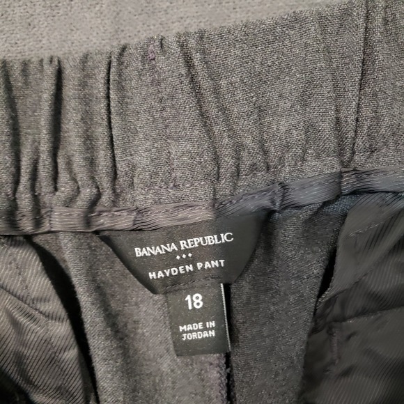 Banana Republic Pull-On Hayden Taper Pants High Rise Women's Size 18 Stretch - Picture 6 of 9